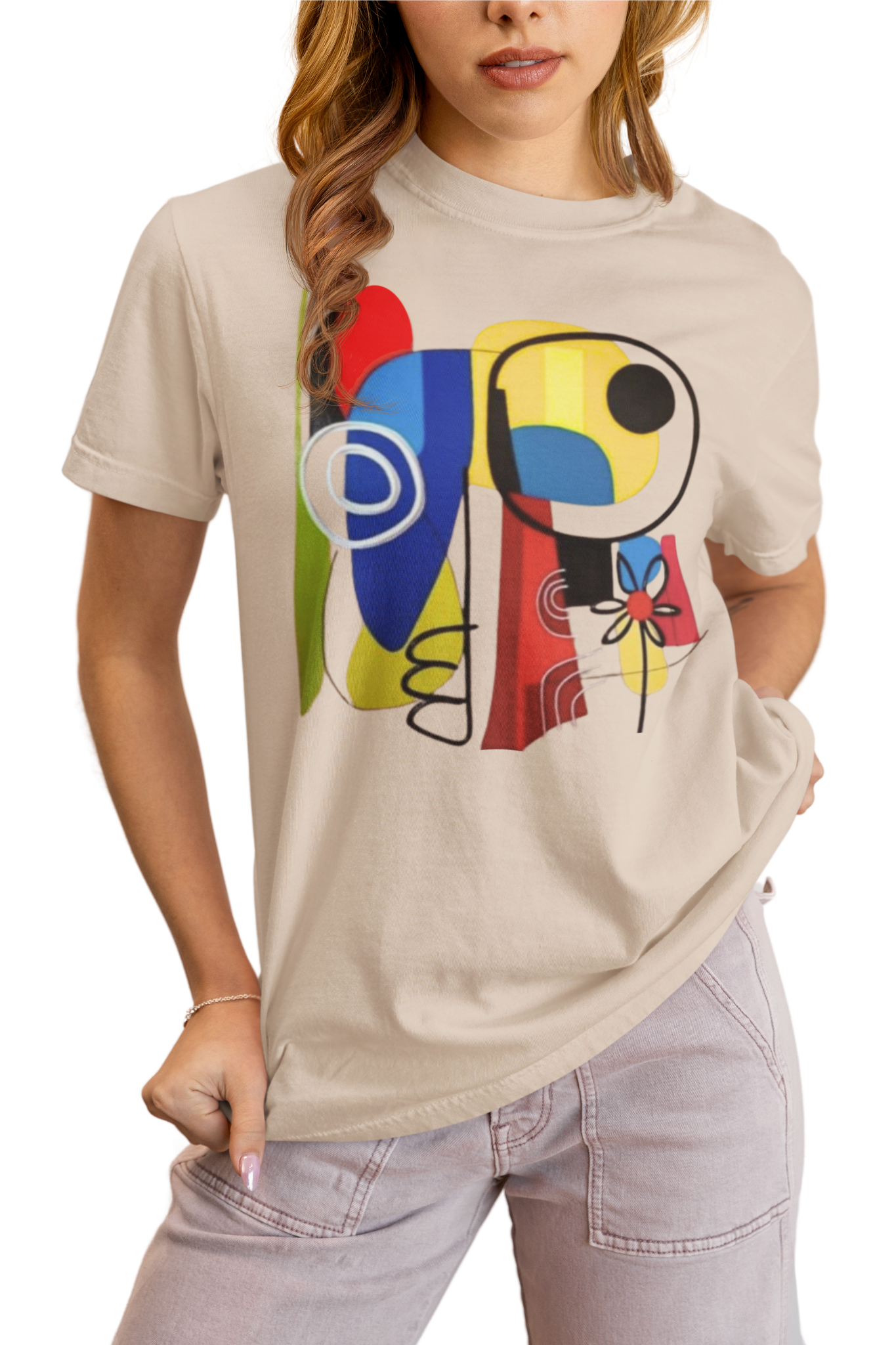 Elyx Modern Art Premium Women Graphic T-Shirt