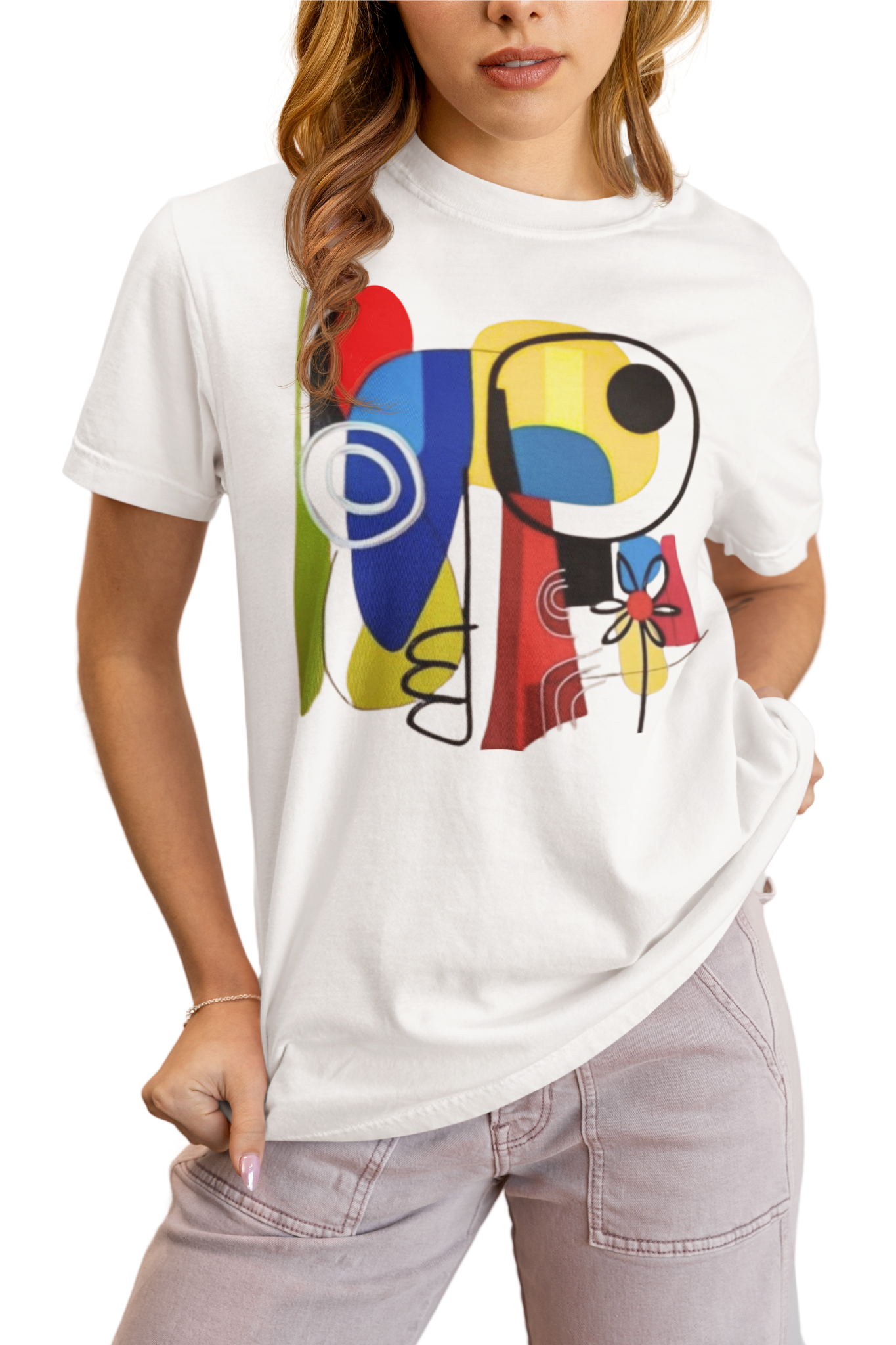 Elyx Modern Art Premium Women Graphic T-Shirt