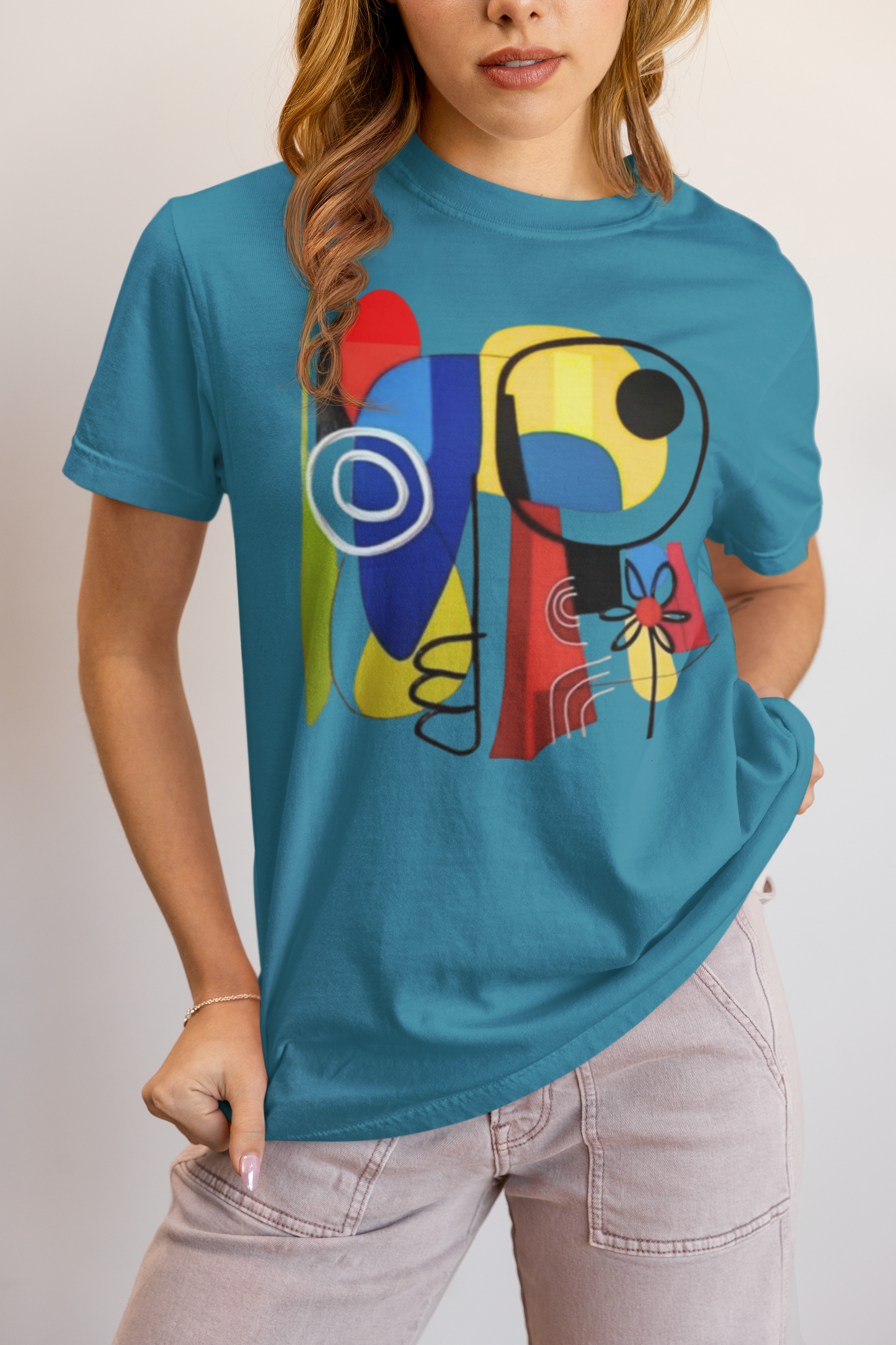 Elyx Modern Art Premium Women Graphic T-Shirt
