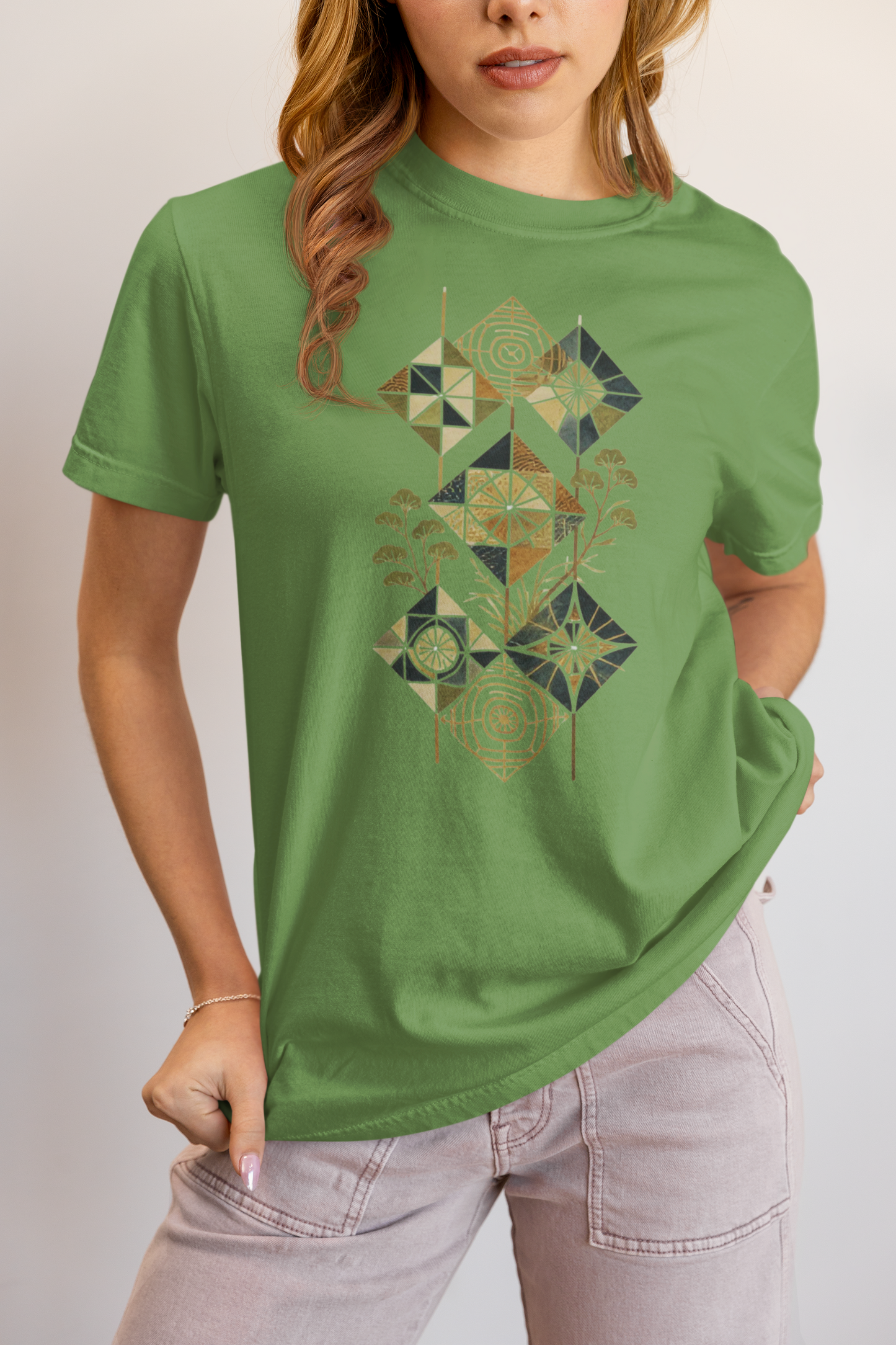 Elyx Boho Chic Graphic Tee - Premium Soft Cotton T-Shirt for Women
