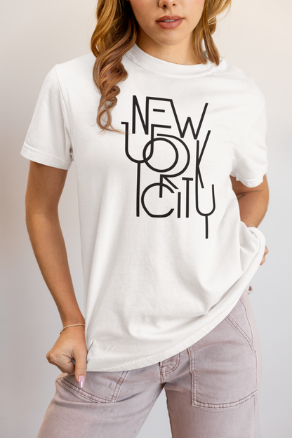 Elyx NYC Architectural Grid Premium Woman Graphic Tee