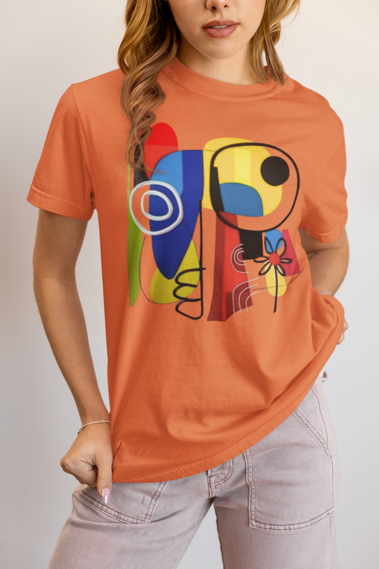 Elyx Modern Art Premium Women Graphic T-Shirt