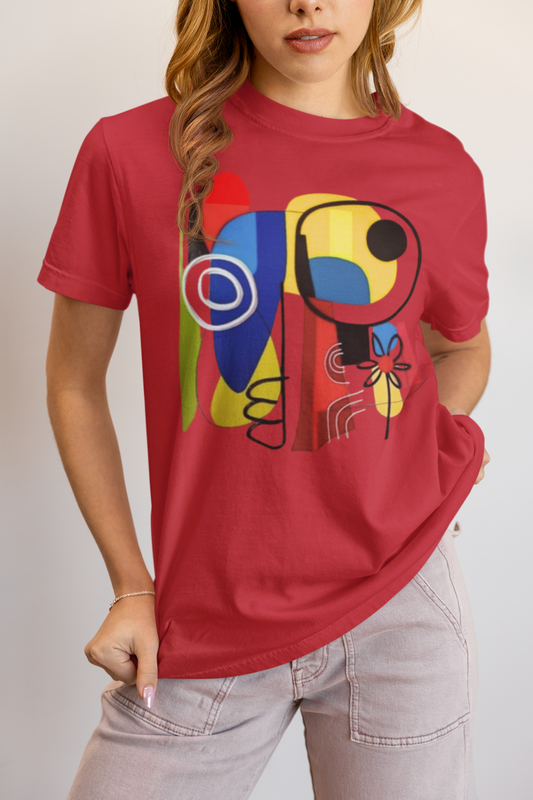 Elyx Modern Art Premium Women Graphic T-Shirt