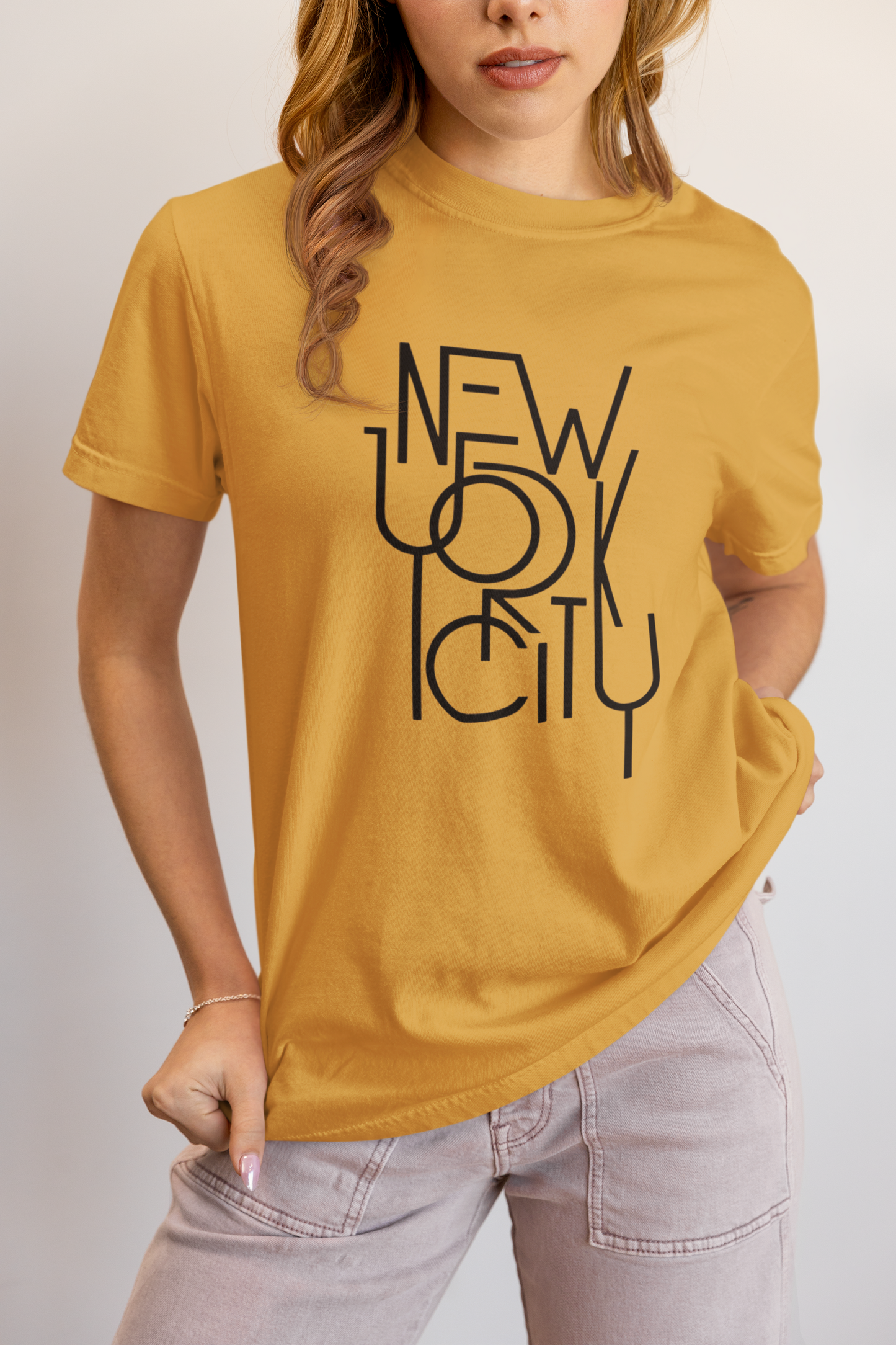Elyx NYC Architectural Grid Premium Woman Graphic Tee