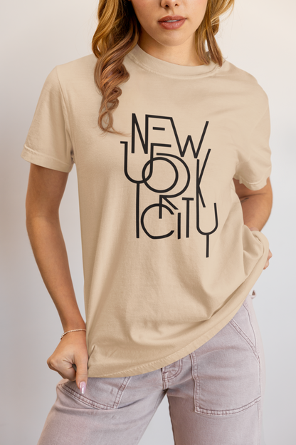 Elyx NYC Architectural Grid Premium Woman Graphic Tee