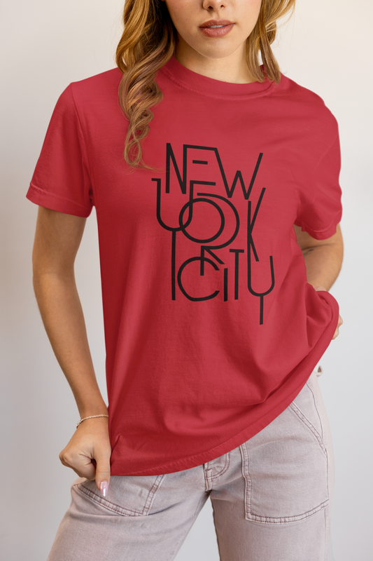 Elyx NYC Architectural Grid Premium Woman Graphic Tee