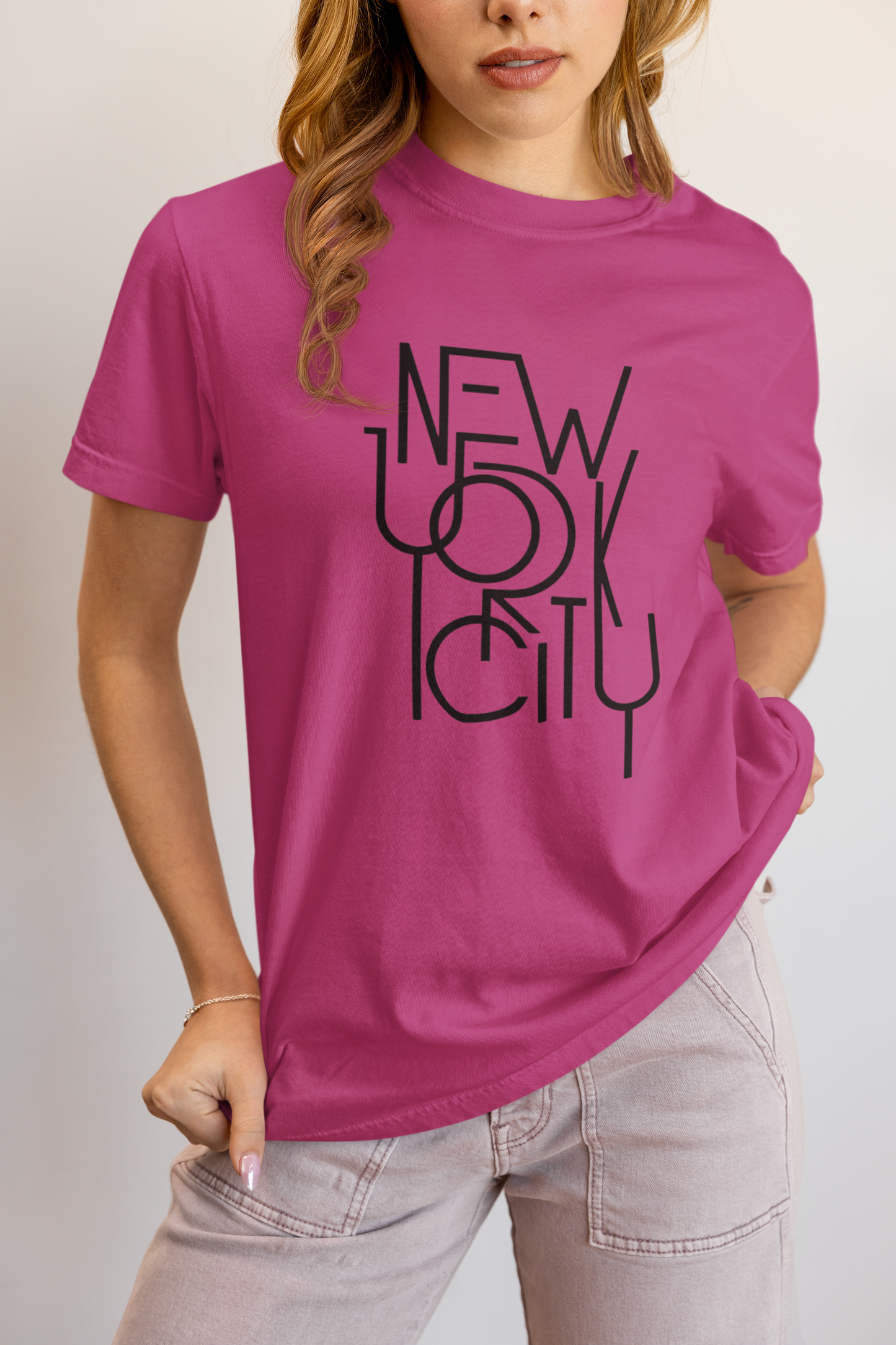 Elyx NYC Architectural Grid Premium Woman Graphic Tee