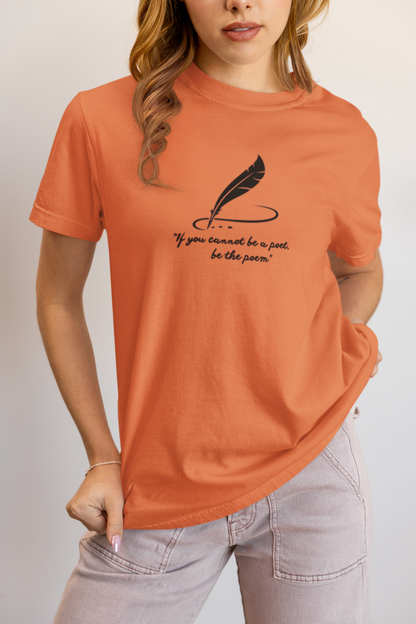 Elyx Minimalist Poetry Literary Quote Aesthetic Woman Graphic Tee