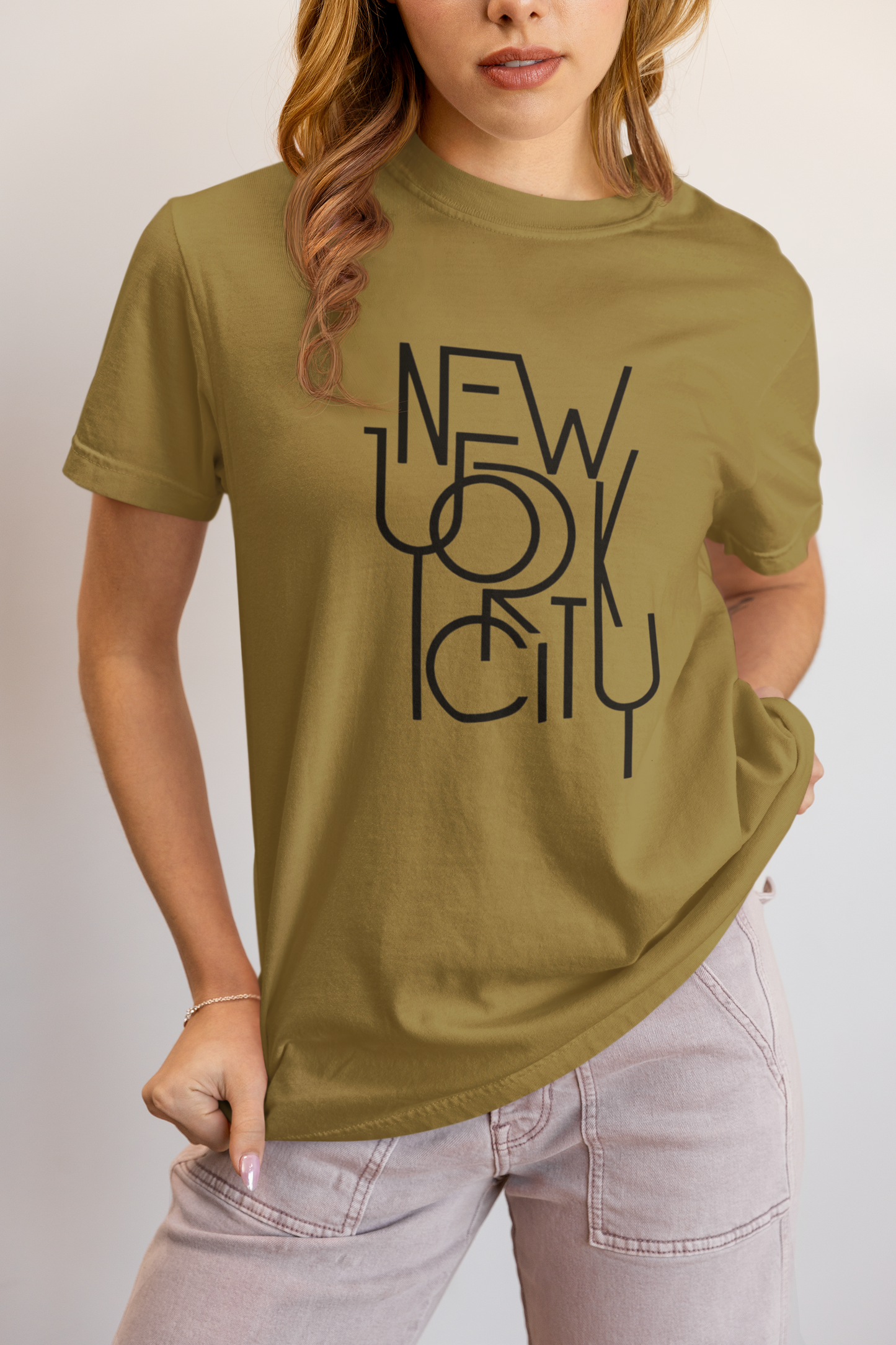 Elyx NYC Architectural Grid Premium Woman Graphic Tee