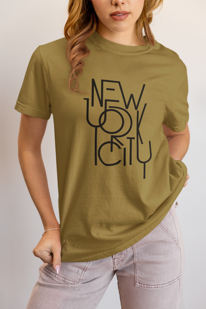 Elyx NYC Architectural Grid Premium Woman Graphic Tee