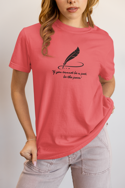 Elyx Minimalist Poetry Literary Quote Aesthetic Woman Graphic Tee