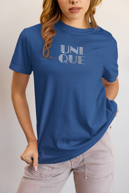 Elyx "Unique" Linear Illusion Premium Woman Graphic Tee