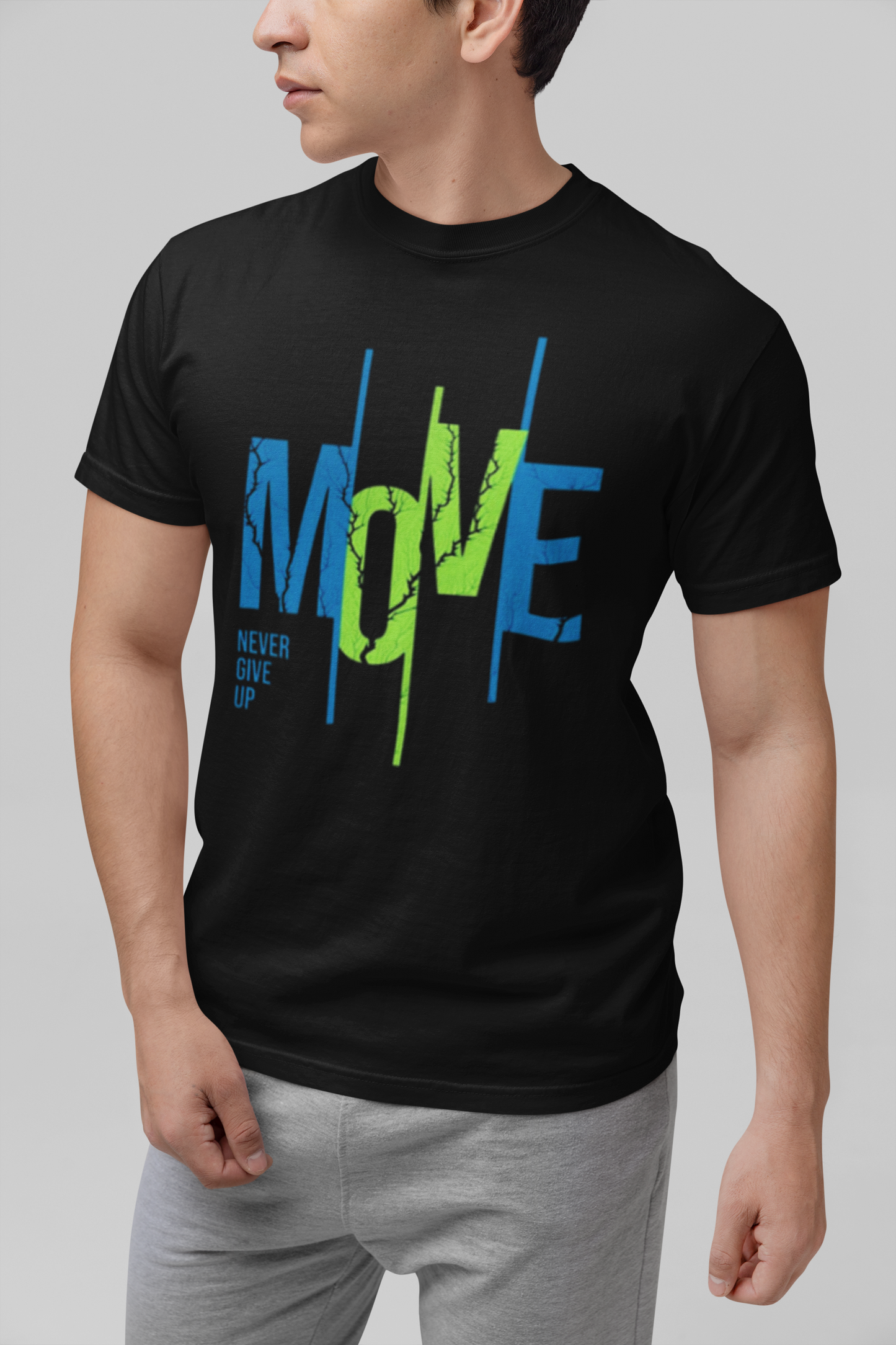 Move Forward Inspirational T-Shirt -  Sports Graphic Tee - Motivational Gym Shirt