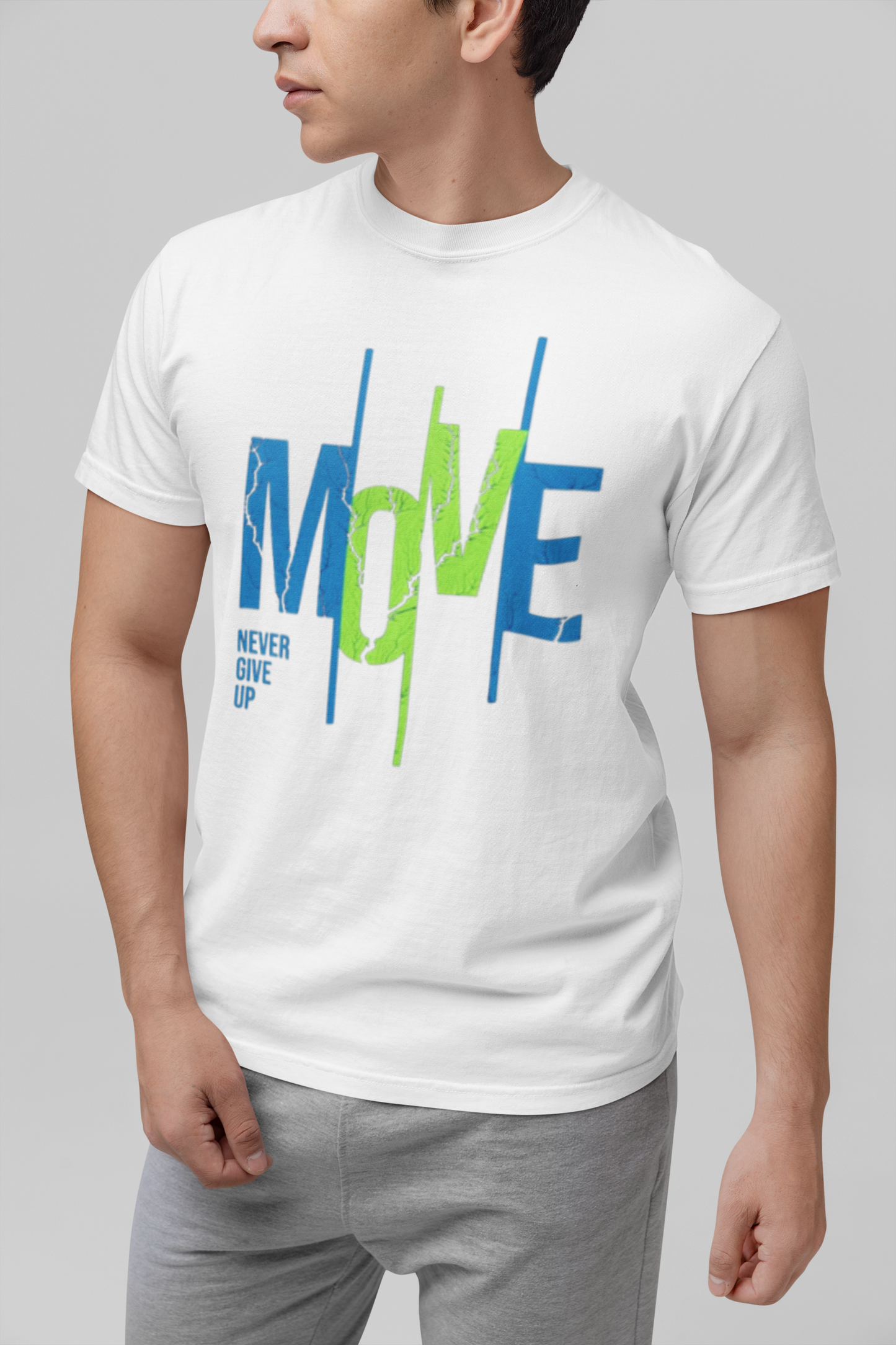 Move Forward Inspirational T-Shirt -  Sports Graphic Tee - Motivational Gym Shirt