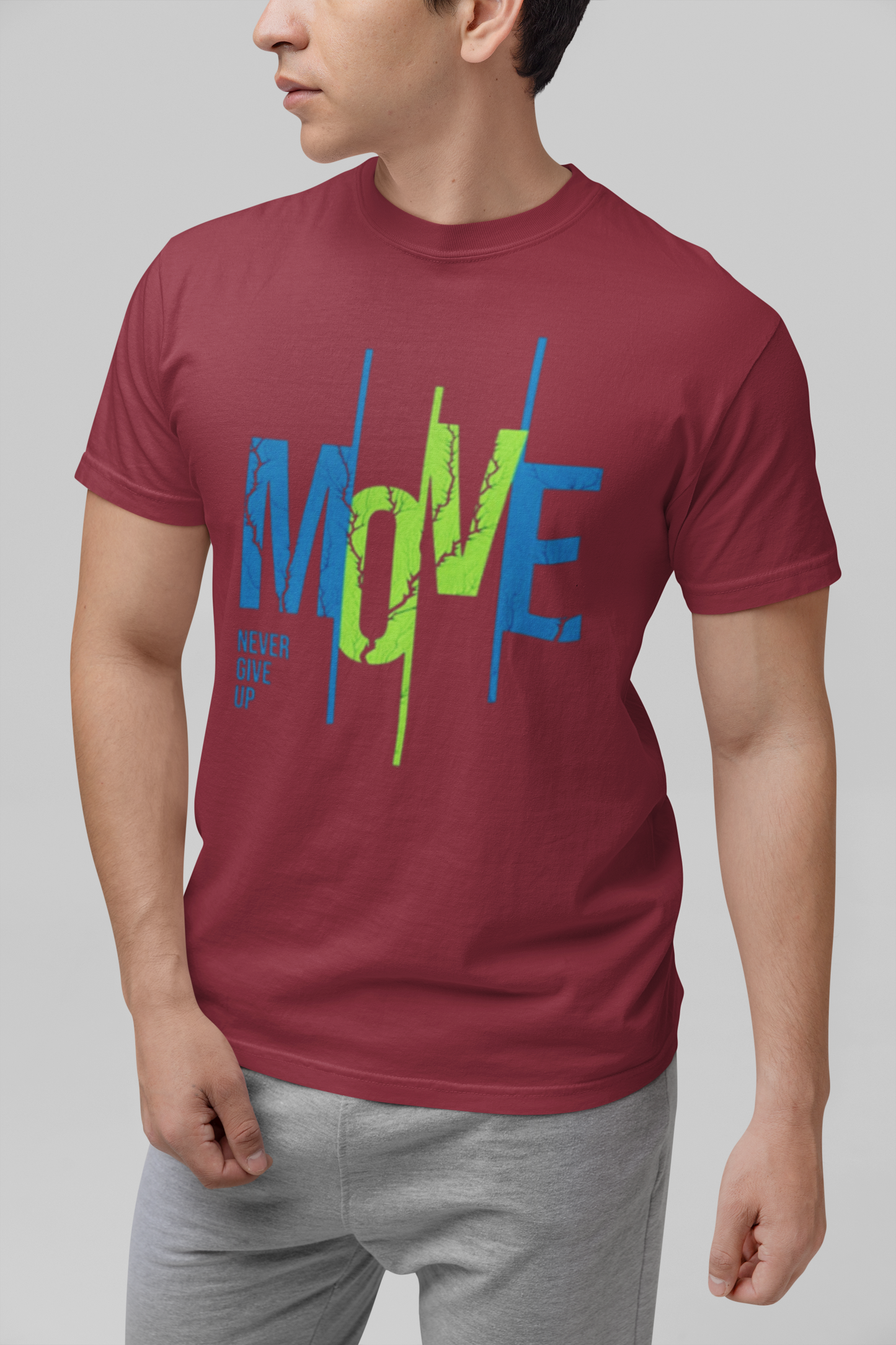 Move Forward Inspirational T-Shirt -  Sports Graphic Tee - Motivational Gym Shirt