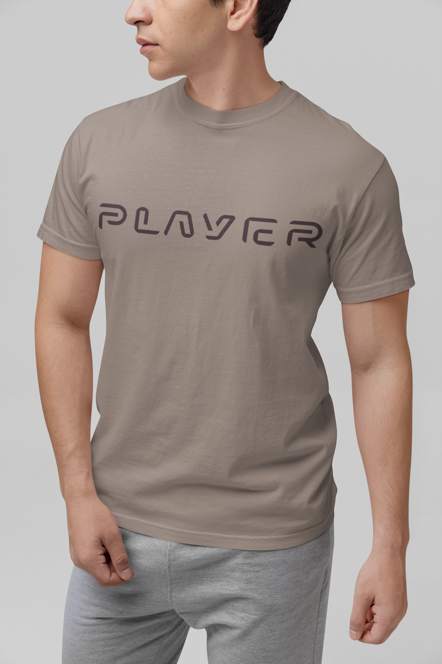 Player Futuristic Typographic Tee - Minimalist Cyber Streetwear T-Shirt