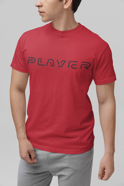 Player Futuristic Typographic Tee - Minimalist Cyber Streetwear T-Shirt