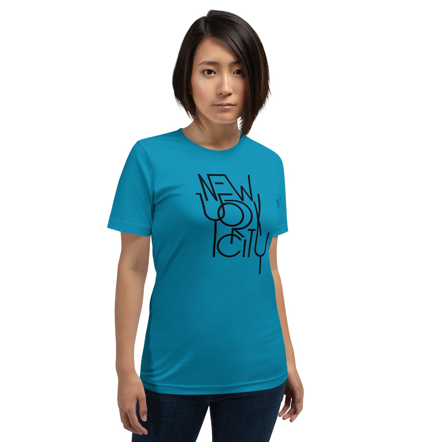Elyx NYC Architectural Grid Premium Woman Graphic Tee