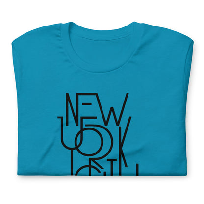 Elyx NYC Architectural Grid Premium Woman Graphic Tee