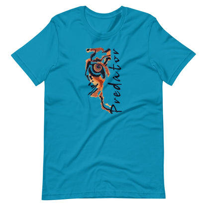 Predator Tiger Eye Graphic Tee - Minimalist Luxe Streetwear T-Shirt