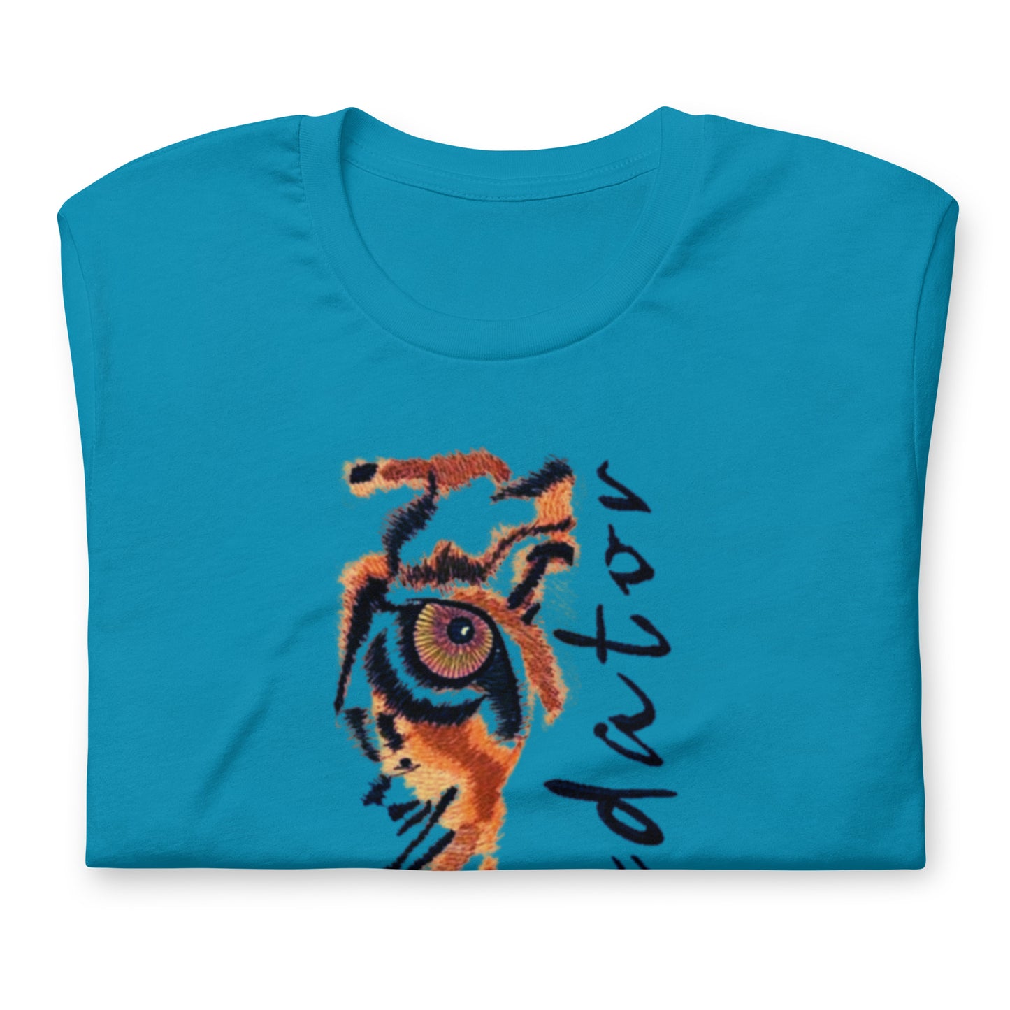 Predator Tiger Eye Graphic Tee - Minimalist Luxe Streetwear T-Shirt