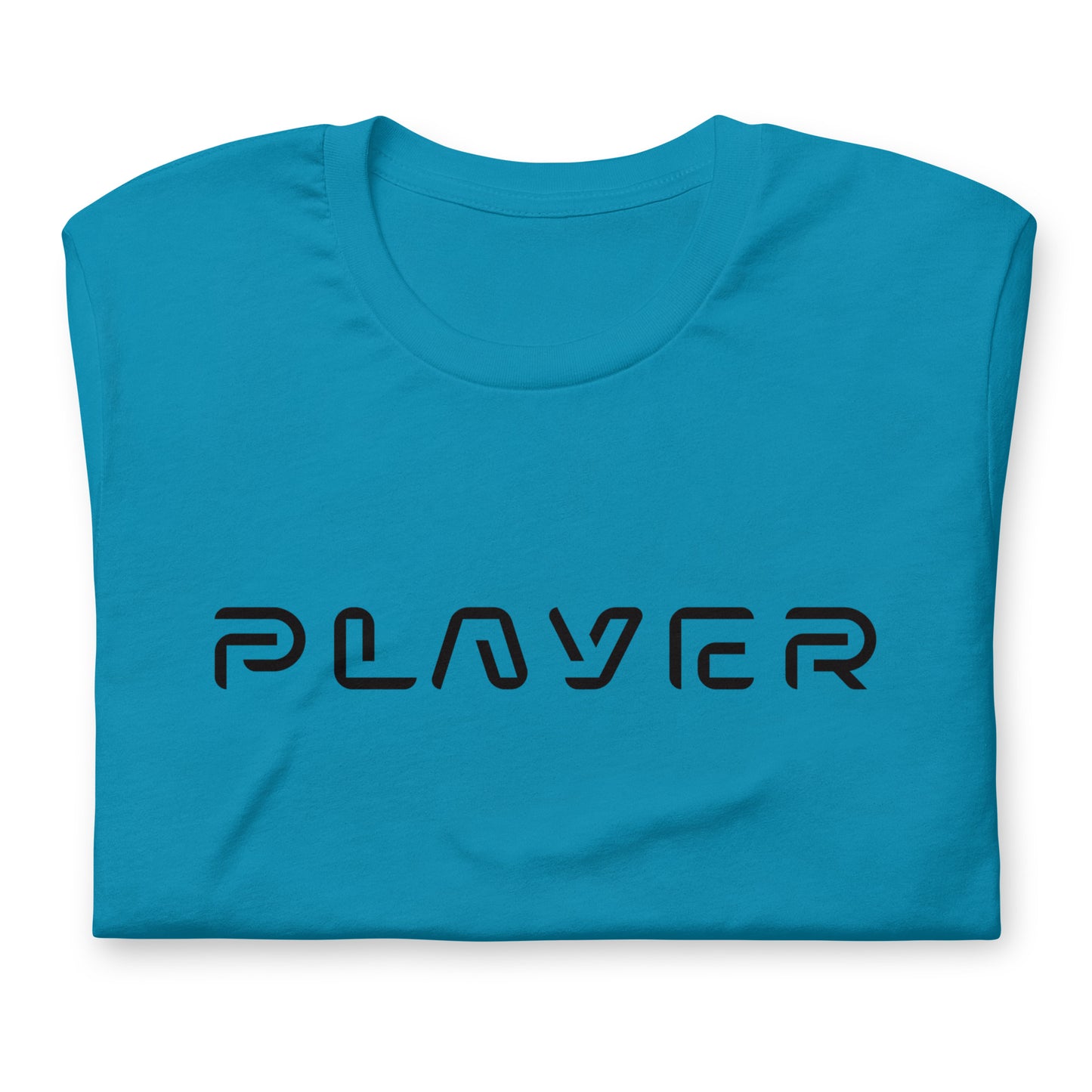 Player Futuristic Typographic Tee - Minimalist Cyber Streetwear T-Shirt