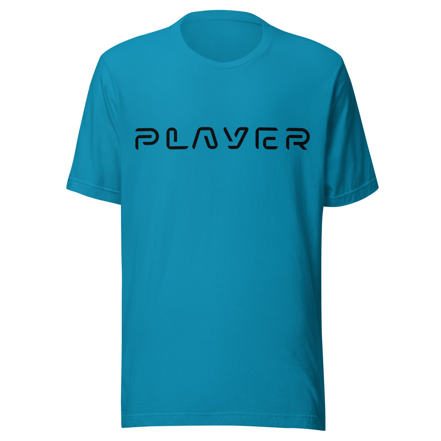 Player Futuristic Typographic Tee - Minimalist Cyber Streetwear T-Shirt