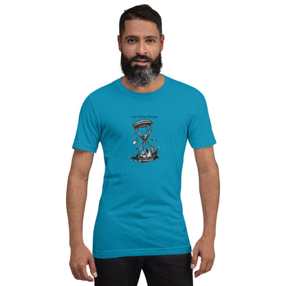 No Time Limits Hourglass Graphic Tee - Surrealist Minimalist Art T-Shirt