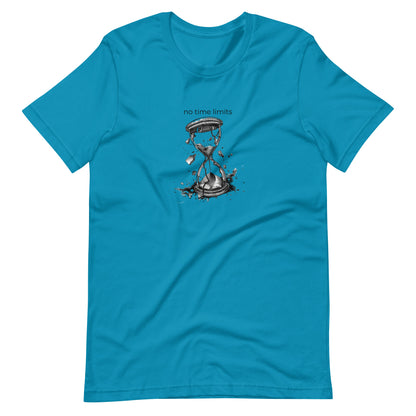 No Time Limits Hourglass Graphic Tee - Surrealist Minimalist Art T-Shirt