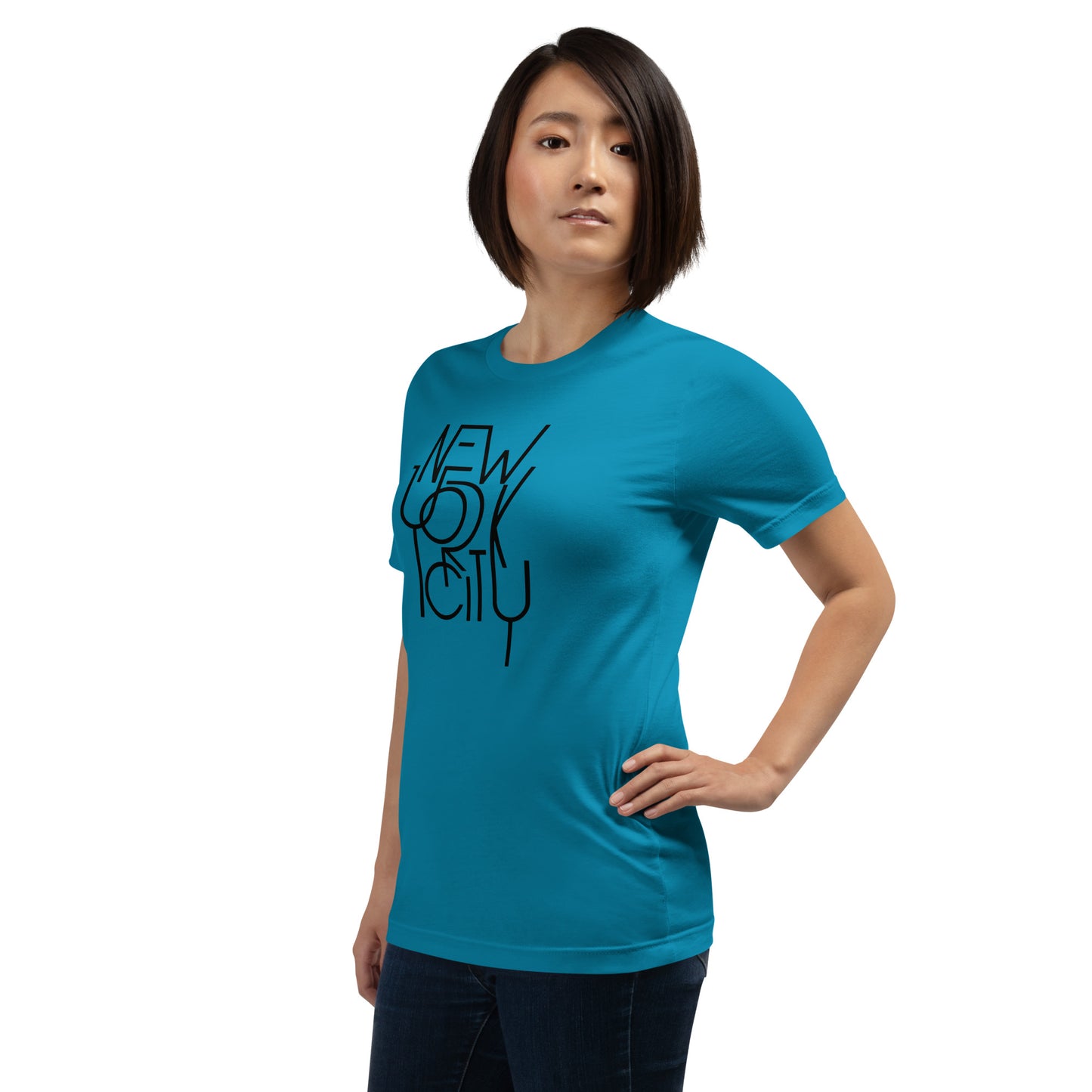 Elyx NYC Architectural Grid Premium Woman Graphic Tee