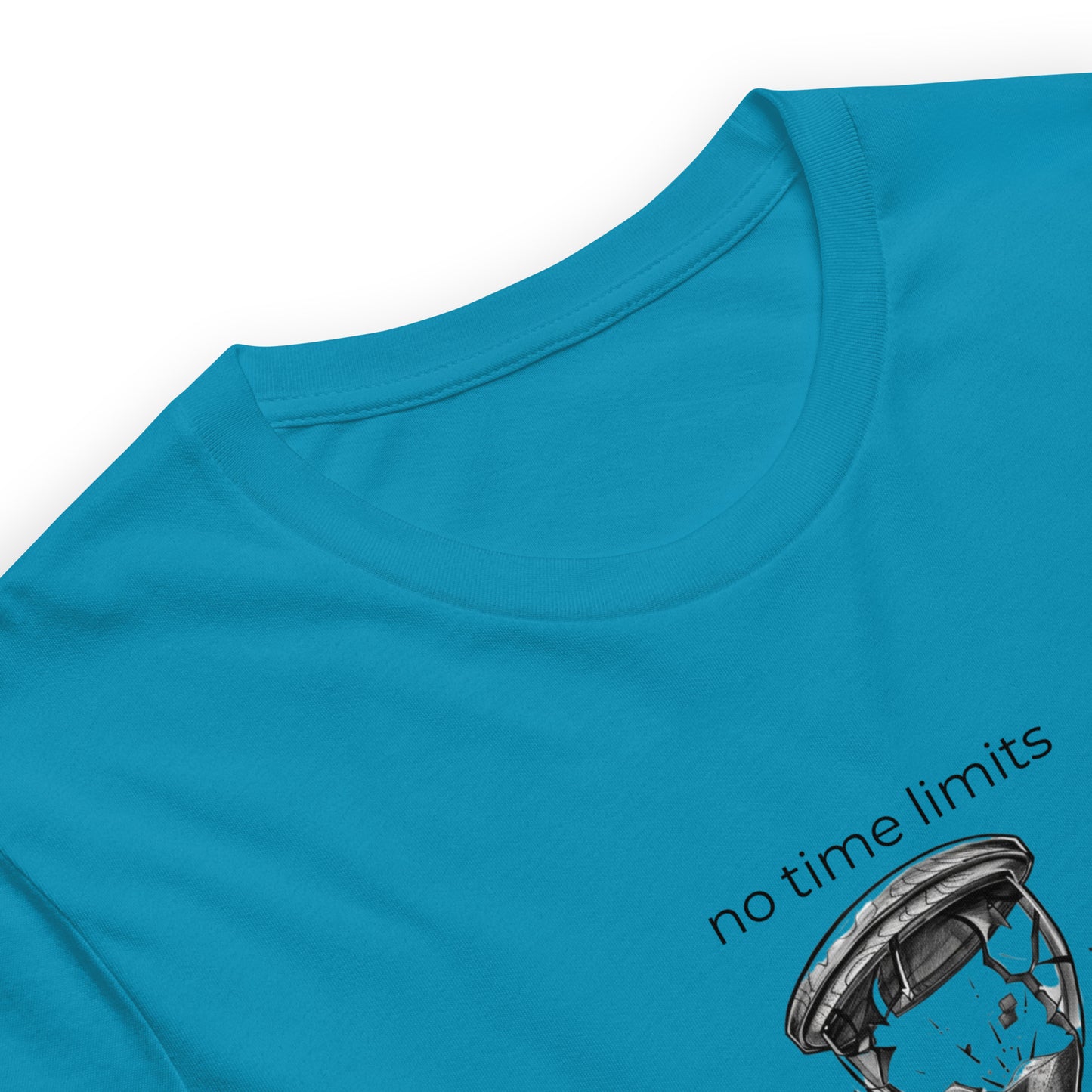 No Time Limits Hourglass Graphic Tee - Surrealist Minimalist Art T-Shirt