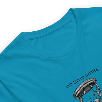 No Time Limits Hourglass Graphic Tee - Surrealist Minimalist Art T-Shirt