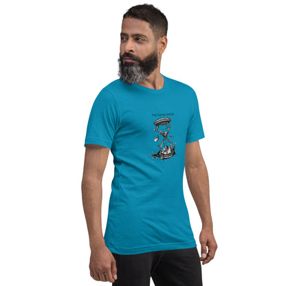 No Time Limits Hourglass Graphic Tee - Surrealist Minimalist Art T-Shirt