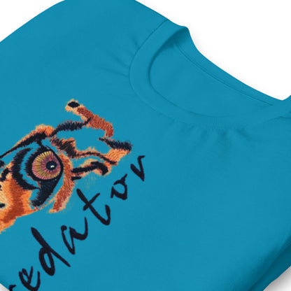 Predator Tiger Eye Graphic Tee - Minimalist Luxe Streetwear T-Shirt