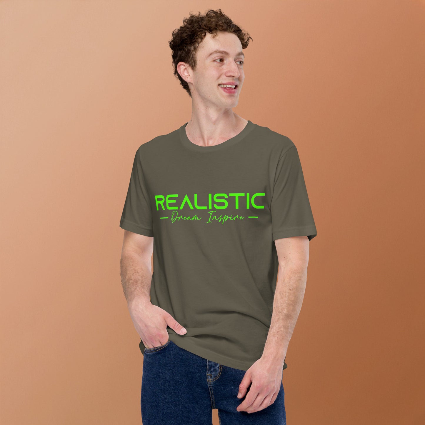 Realistic Dream Inspire Minimalist Graphic Tee