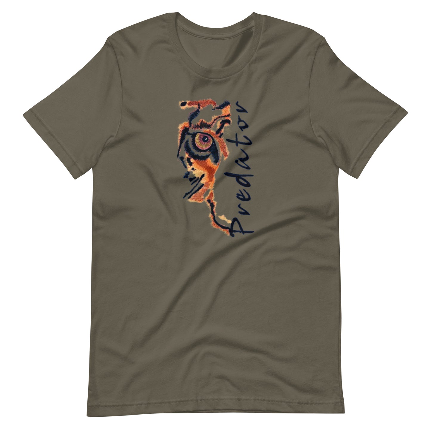 Predator Tiger Eye Graphic Tee - Minimalist Luxe Streetwear T-Shirt