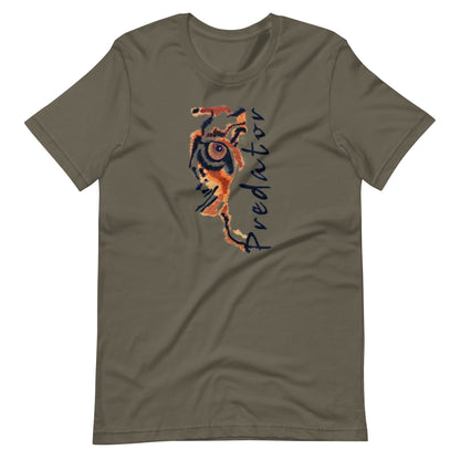 Predator Tiger Eye Graphic Tee - Minimalist Luxe Streetwear T-Shirt