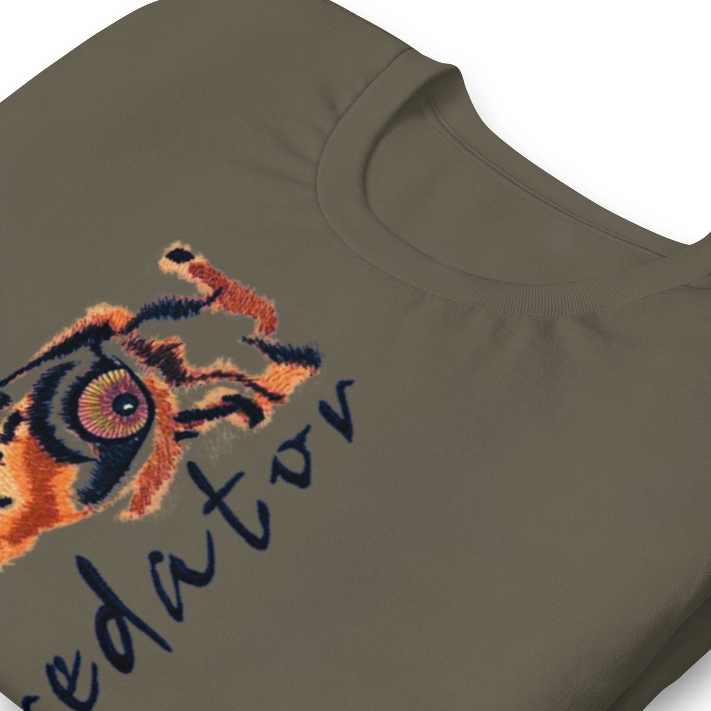 Predator Tiger Eye Graphic Tee - Minimalist Luxe Streetwear T-Shirt