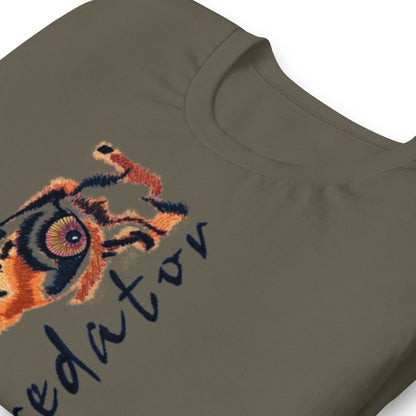 Predator Tiger Eye Graphic Tee - Minimalist Luxe Streetwear T-Shirt
