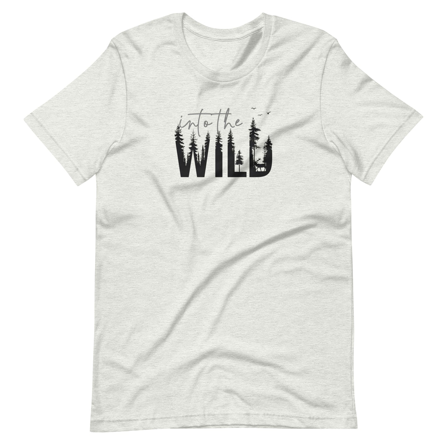 Embrace the Great Outdoors with the "Into the Wild" Premium Men's Graphic Tee