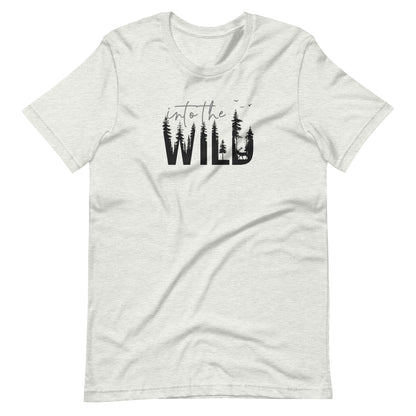 Embrace the Great Outdoors with the "Into the Wild" Premium Men's Graphic Tee