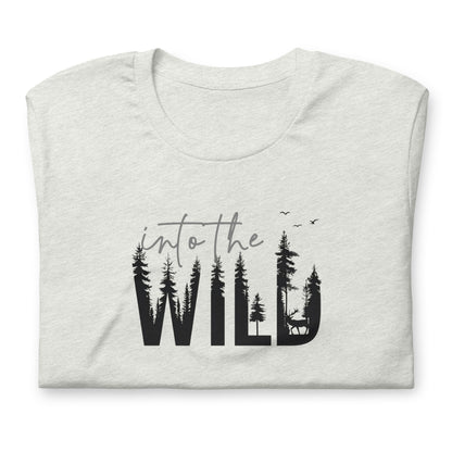 Embrace the Great Outdoors with the "Into the Wild" Premium Men's Graphic Tee