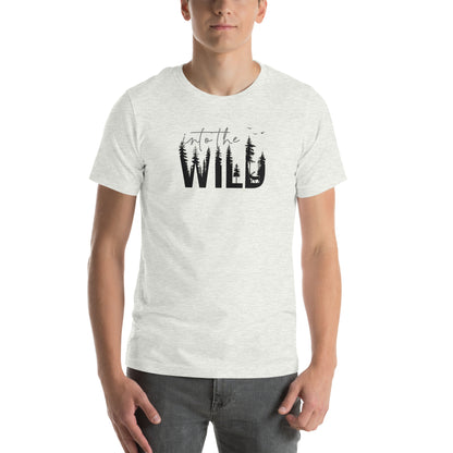 Embrace the Great Outdoors with the "Into the Wild" Premium Men's Graphic Tee
