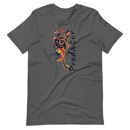 Predator Tiger Eye Graphic Tee - Minimalist Luxe Streetwear T-Shirt