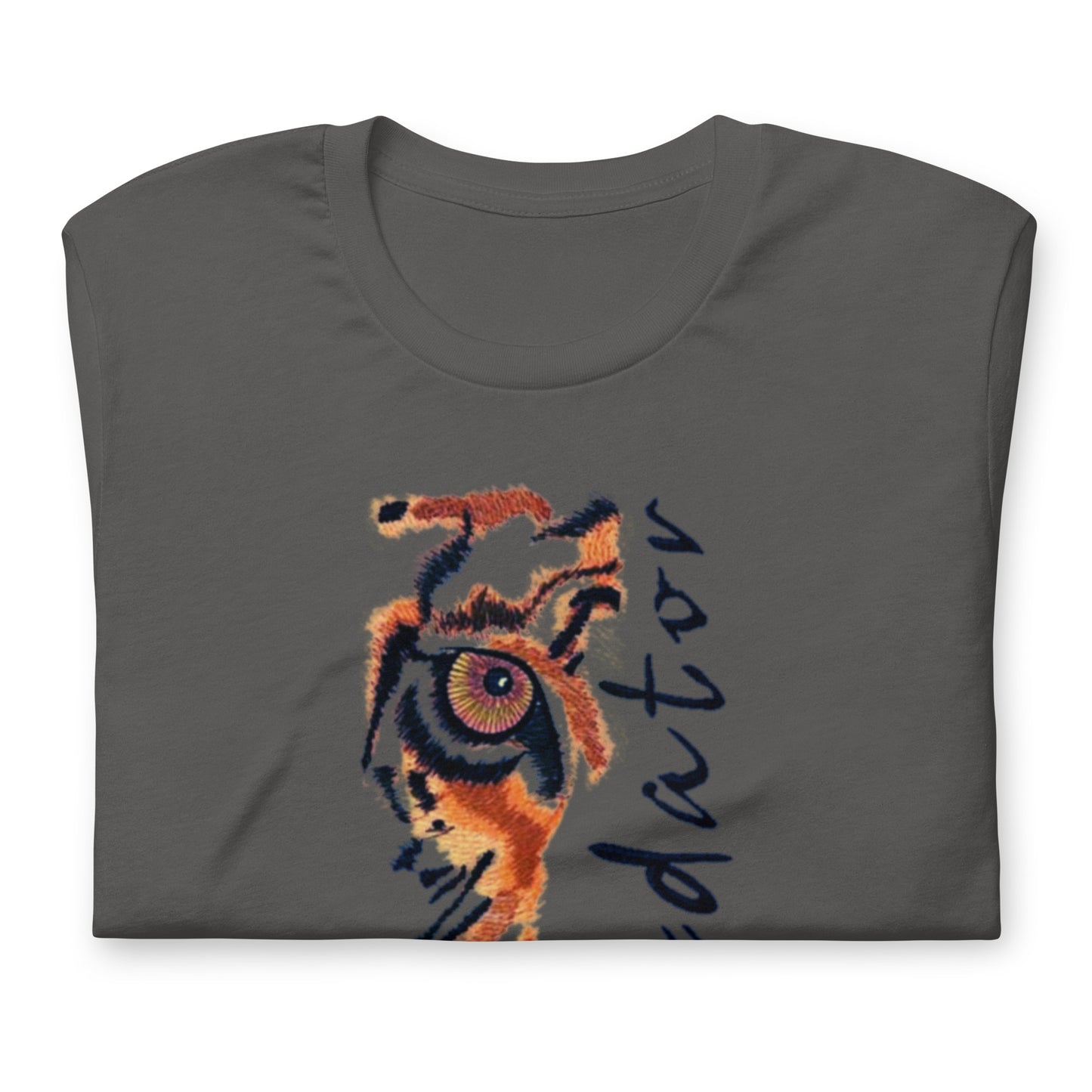 Predator Tiger Eye Graphic Tee - Minimalist Luxe Streetwear T-Shirt