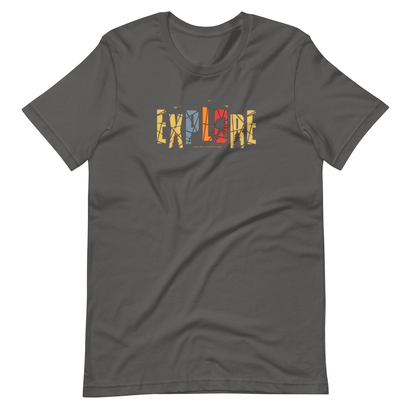 Explore The Great Adventure Graphic Tee - Retro Boho Nature & Hiking T-Shirt