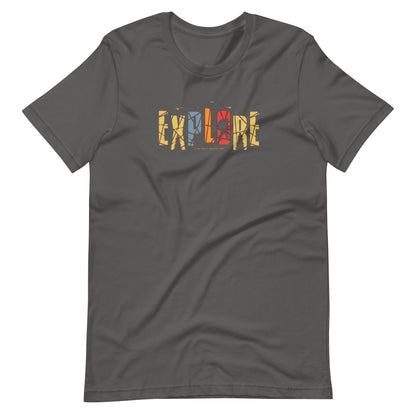 Explore The Great Adventure Graphic Tee - Retro Boho Nature & Hiking T-Shirt