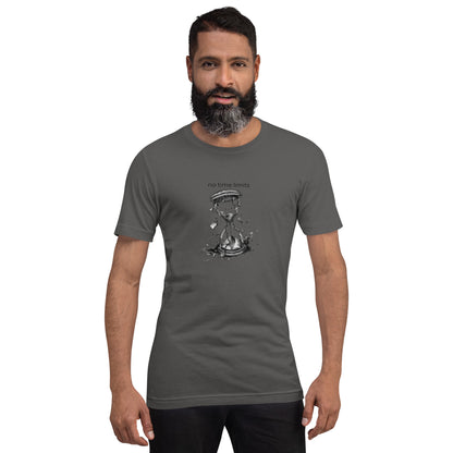 No Time Limits Hourglass Graphic Tee - Surrealist Minimalist Art T-Shirt