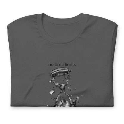 No Time Limits Hourglass Graphic Tee - Surrealist Minimalist Art T-Shirt