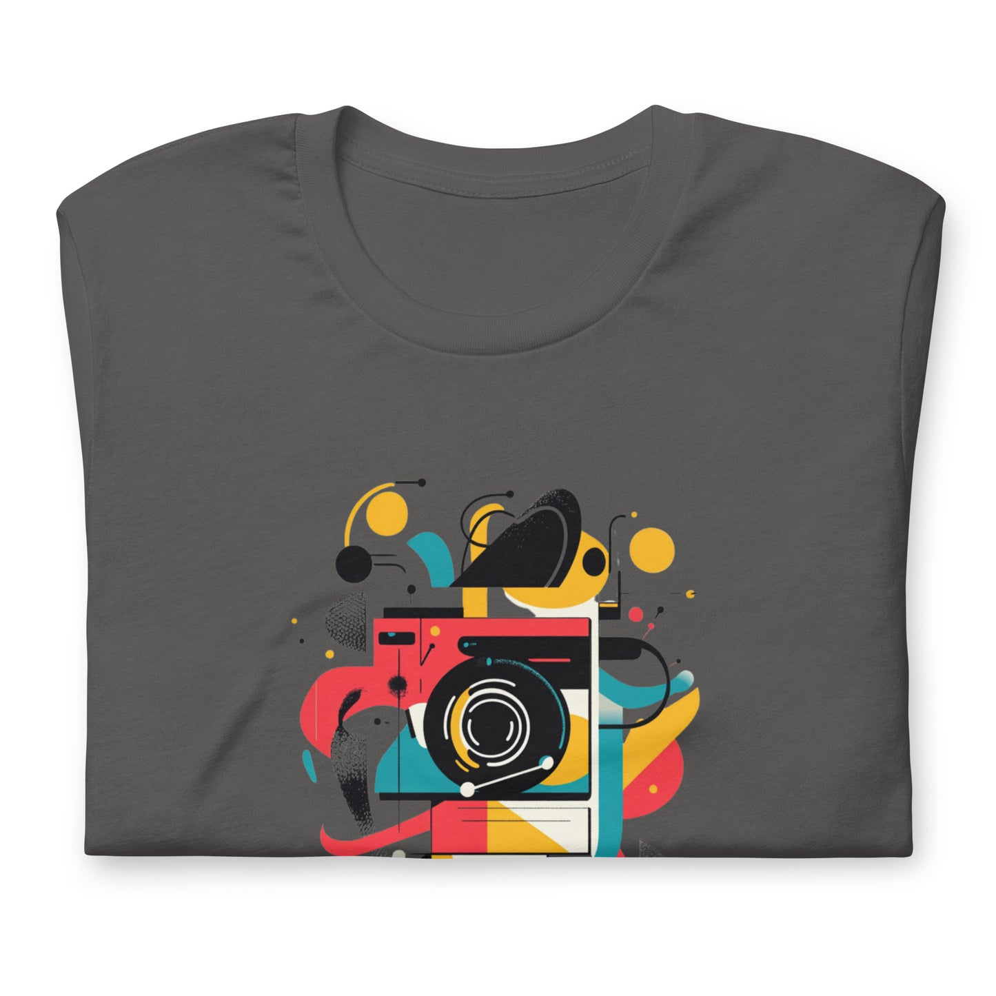 Photographer Gift Shirt - Vintage Camera Graphic Tee - Aesthetic Geometric Apparel